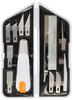 FISKARS® Cuttermesser-Set FISKARS Messer Set 12tlg. 21 cm weiß, orange