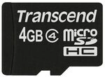 Transcend TS4GUSDC4 Speicherkarte 4 GB