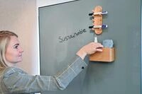Legamaster magnetischer Stiftehalter 19,0 x 7,5 x 9,2 cm braun