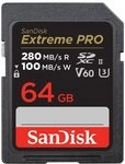 SanDisk Extreme PRO SDXC UHS-II Speicherkarte 64GB SDSDXEP-064G-GN4IN SanDisk Extreme PRO SDXC UHS-II Speicherkarte 64GB SDSDXEP-064G-GN4IN