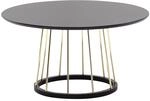 WOHNLING WL6.489 Couchtisch Schwarz 80 cm x 80 cm x 42 cm