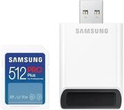 Samsung PRO Plus MB-SD512SB Speicherkarte 512 GB mit USB Kartenleser