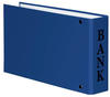 VELOFLEX Bankringbuch 2-Ringe DIN A6 quer 4.5 cm blau