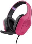 Trust Gaming GXT 415P Zirox Federleichtes Gaming-Headset - Rosa