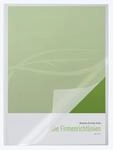 DURABLE Klemmschienenh&uuml;llen DIN A4 genarbt 0.22 mm