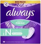 always Slipeinlagen Daily Fresh Normal 56 St.