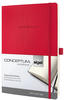 SIGEL Notizbuch Notizbuch, 18,7x27cm, rot ca. DIN A4 liniert rot