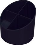 helit Stiftehalter 11,0 x 11,0 x 10,5 cm schwarz