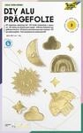 folia Pr&auml;gefolie gold, 3 Blatt