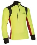PSS Fleeceshirt X-treme Polar, gelb-rot, S