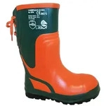 Euro PM Schnittschutz-Gummistiefel Lumberjack III Neo, orange-green, 39