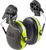 Peltor Gehörschutz X4 mit Helmbefestigung P3E, neongrün