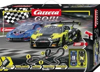 Carrera GO!!! Rennbahn Autorennbahn GT Super Challenge Set / Grundpackung 62563