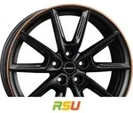 Borbet LX19 black matt rim copper 8x19 ET40 - LK5/112 ML66.5 Alufelge kupfer