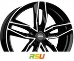 MAM RS3 black front polish 8.5x20 ET45 - LK5/112 ML66.6 Alufelge schwarz