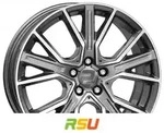 2DRV WH34 daytona grau hochglanzpoliert 8.5x20 ET21 - LK5/112 ML66.6 Alufelge...