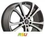 itWheels Michelle matt black polished 8.5x20 ET45 - LK5/108 ML63.4 Alufelge...