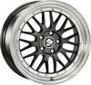 Ultra Wheels UA3 LM black / lip polished 9.5x20 ET35 - LK5/120 ML72.6 Alufelge