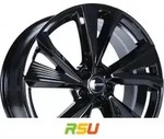 GMP Evento black glossy 7.5x18 ET40 - LK5/100 ML57.1 Alufelge schwarz