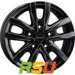 Borbet CW5 black matt 6.5x16 ET60 - LK5/120 ML65.1 Alufelge schwarz