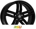 2DRV WH11 schwarz gl&auml;nzend lackiert 8x18 ET40 - LK5/112 ML66.6 Alufelge schwarz