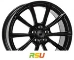 2DRV WH28 schwarz gl&auml;nzend lackiert 9x20 ET45 - LK5/120 ML65.1 Alufelge schwarz