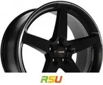 Momo Five black matt polish 8.5x19 ET30 - LK5/112 ML79.6 Alufelge schwarz