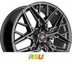 Keskin KT25 Pearl palladium painted 8.5x20 ET40 - LK5/108 ML72.6 Alufelge grau