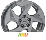 Alutec Solar metal-grey 8x19 ET45 - LK5/112 ML57.1 Alufelge grau