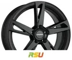 Carmani 16 Anton black matt 7.5x17 ET35 - LK5/112 ML66.6 Alufelge schwarz