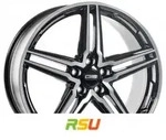 CMS C29 diamond black gloss 8x18 ET45 - LK5/112 ML57.1 Alufelge schwarz