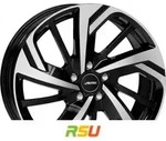 Autec Typ RX - Rixon schwarz poliert 8x18 ET32.5 - LK5/112 ML66.5 Alufelge...