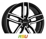 Dezent TR black polished 8.5x18 ET38 - LK5/114.3 ML64.1 Alufelge schwarz