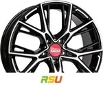 MAM B4 black front polish 8.5x19 ET45 - LK5/112 ML72.6 Alufelge schwarz
