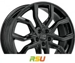 MSW MSW 41 gloss black 10x20 ET19 - LK5/112 ML73.1 Alufelge schwarz