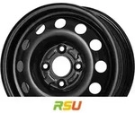 MWD 14106 5.5x14 ET47.5 - LK4/108 ML63.3 Stahlfelge schwarz