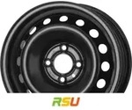 MWD 14175 5.5x14 ET29 - LK4/100 ML60.1 Stahlfelge schwarz