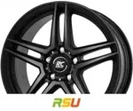 RC-Design RCD17 satin-black lackiert 8x18 ET40 - LK5/112 ML66.6 Alufelge schwarz