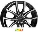 Autec Typ VN - Vidron schwarz poliert 7.5x18 ET39 - LK5/112 ML66.5 Alufelge...