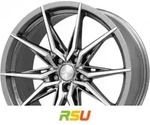 Brock B42 ferric-grey poliert 8.5x20 ET35 - LK5/114.3 ML72.6 Alufelge grau