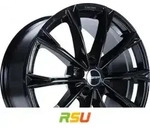 GMP Totale glossy black 10.5x22 ET32 - LK5/110 ML65.1 Alufelge schwarz