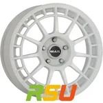 Mak NTT gloss white 7x17 ET35 - LK5/114.3 ML76 Alufelge wei&szlig;