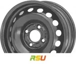 MWD 14084 5.5x14 ET36 - LK4/100 ML60.1 Stahlfelge schwarz