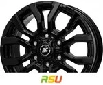 RC-Design RC35 schwarz lackiert 6.5x17 ET54 - LK6/130 ML84.1 Alufelge schwarz