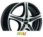 Ronal R56 mattschwarz-frontkopiert 8x18 ET45 - LK5/118 ML71.15 Alufelge schwarz