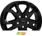 Autec Typ KS - Kiso schwarz 7.5x18 ET58 - LK5/118 ML71.1 Alufelge schwarz