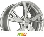 MAM RS5 silver painted 7.5x17 ET35 - LK5/100 ML63.4 Alufelge silber