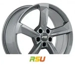 ATS AuvoraX dark-grey 8.5x19 ET43 - LK5/120 ML62.5 Alufelge grau