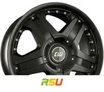 Borbet CWB black matt 8x18 ET35 - LK5/114.3 ML71.6 Alufelge schwarz