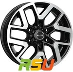 Mak Gravel black mirror 6.5x16 ET46 - LK6/139.7 ML92.3 Alufelge schwarz
